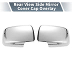 Pair Rearview Mirror Cover Overlay Chrome for Nissan X-Trail Rogue (2008–2013)
