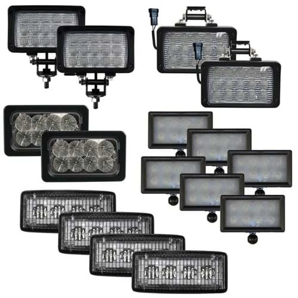 CREE LED Flood Beam Light Kit for John Deere 8000 Series (Pkg. of 16)