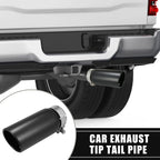 2.8" Inlet 8.5" Length Exhaust Tip Tailpipe for Toyota Tacoma (2005–2023)