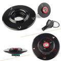 Fuel Filler Cover Gas Tank Cap w/Key for Kawasaki Z750/Z1000/ZX-6R (2003-2006)