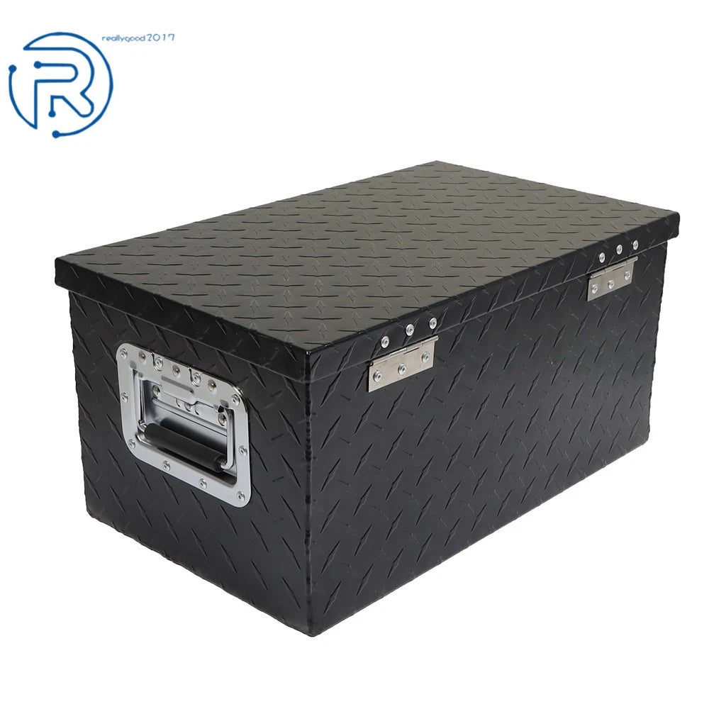 20" Aluminum Tool Box for Truck Trailer Pickup (Black)