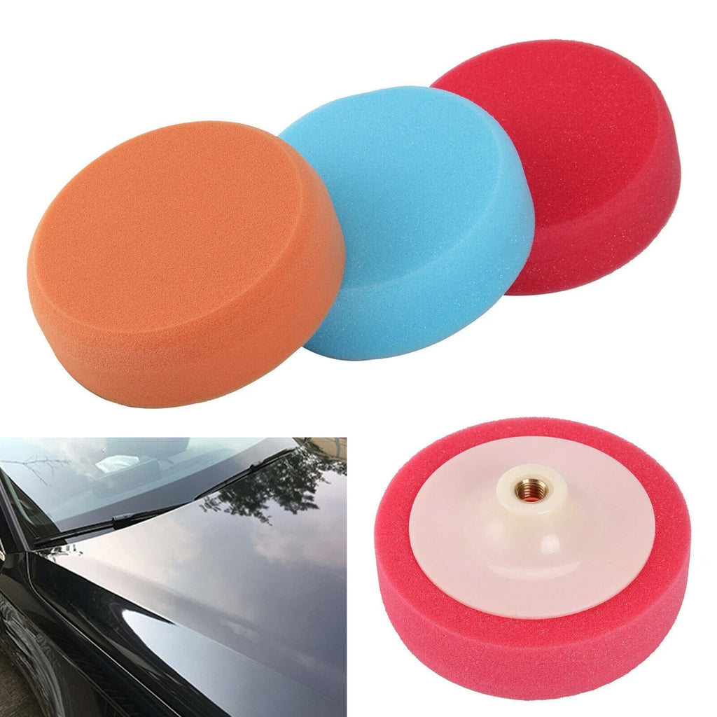 3X Sponge Heads Polishing Buffing Foam Mops for VAN 150mm