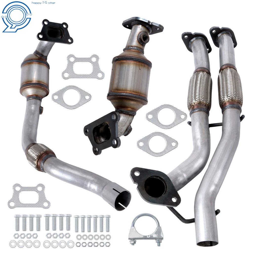 Catalytic Converters & Flex Pipes Set for Cadillac SRX (2012-2016)