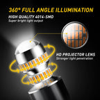 Set of 2 Amber LED Turn Signal Bulbs for Make Model