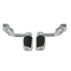 1-1/4" Long Angled Highway Bar Engine Guard Footpegs for Harley