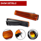 OE-Style Amber Lens Front Bumper Turn Signal Lights for Honda CRX (1990–1991)