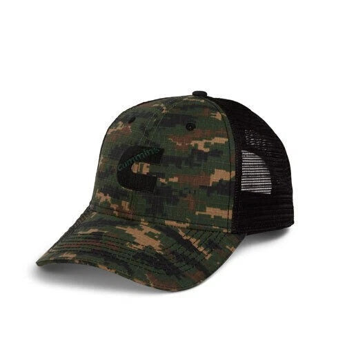 Cummins Diesel Digi-Camo Mesh Back Cap/Hat for Cummins Trucks