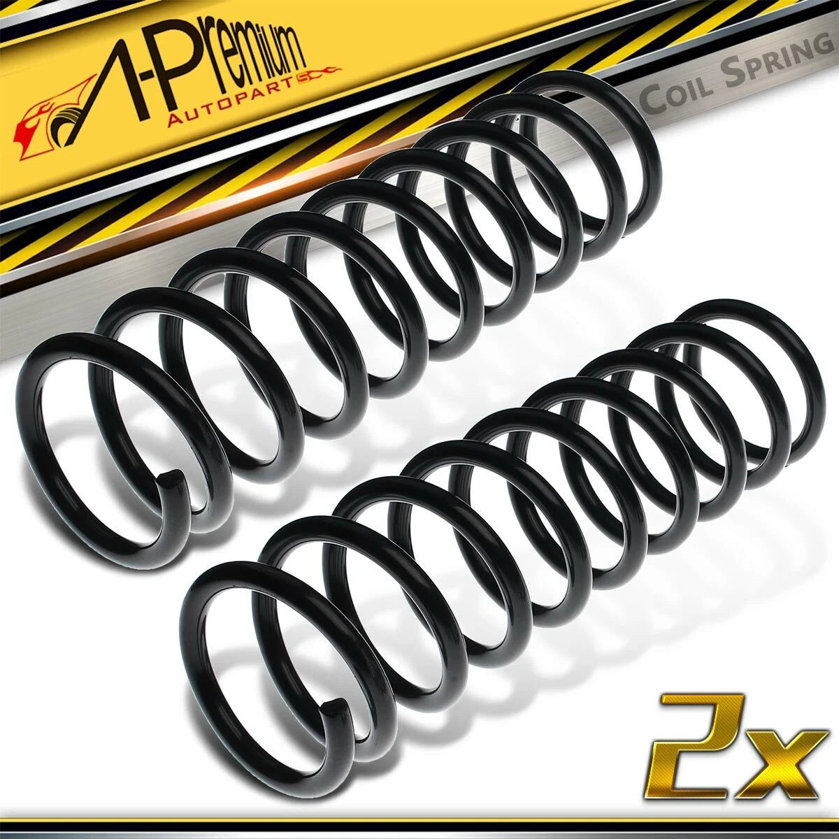2X Rear Side Suspension Coil Springs for BMW E38 740i 740iL (1994–2001)