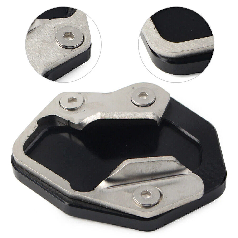 CNC Side Stand Kickstand Pad Extension for Tiger 800 XR/XCA/XRX/XRT (2015–2018)