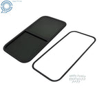 Teardrop RV Window for Horizontal Sliding Glass (43" W x 22" H)
