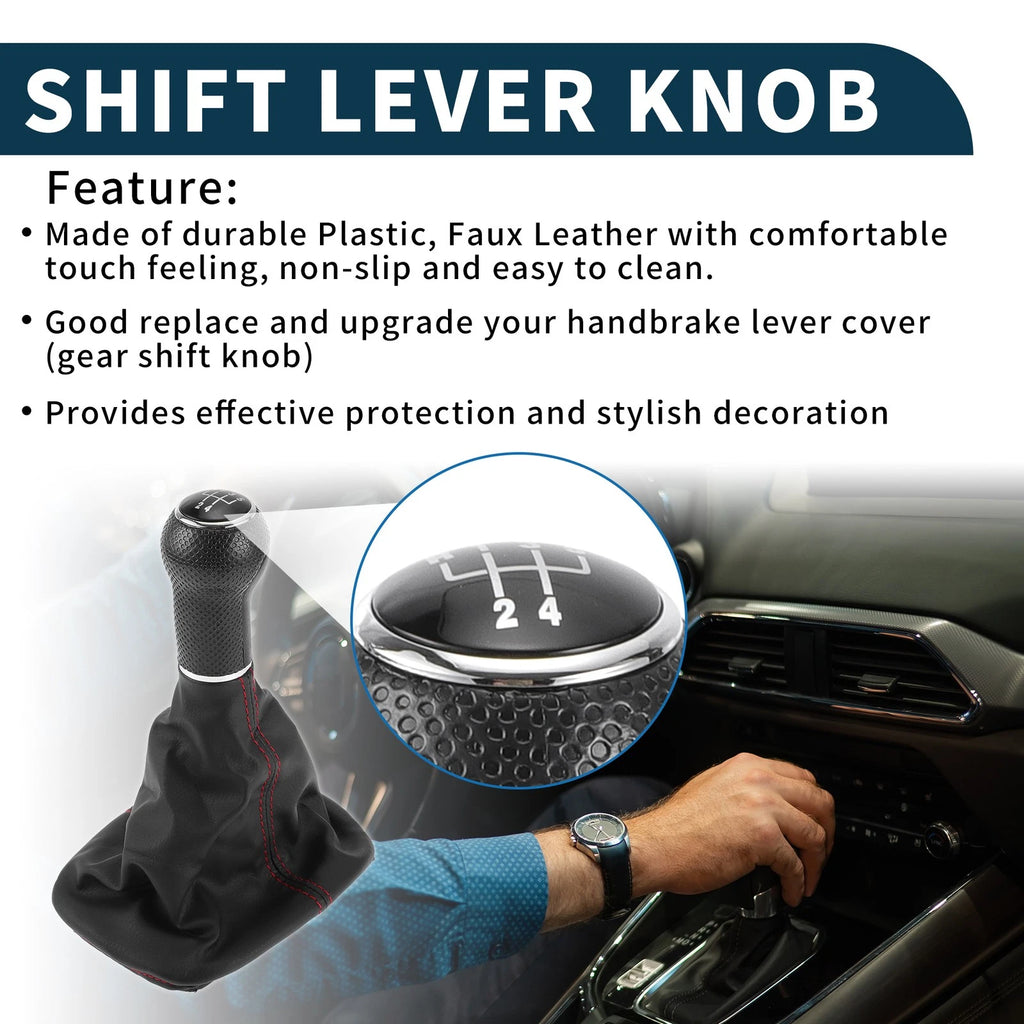 5 Speed Gear Shift Knob with Cover No. 1J0711113C for Volkswagen Golf Mk IV (1998–2006)