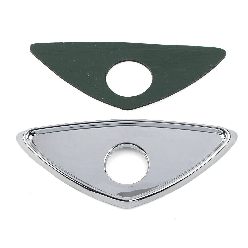 Chrome Fairing Trunk Lock Key Accent Trim for Honda Goldwing GL1800 (2001–2013)