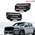 Set of 2 LED Headlights for Nissan Frontier (2022–2024)