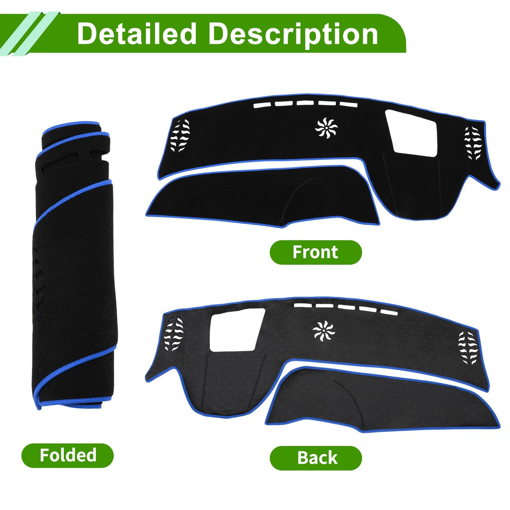 Dashboard Cover for Lexus RX (2022–2023) ALA10/ALH10 Black Blue 1Pc