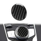 Interior Multi-Media Control Knob Cover Trim for Audi A3 8V (2014–2019) Carbon Black