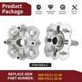 Front Wheel Hub Set of 2 for Yamaha Bruin 350 YFM350 (2004–2006) 5ND-F5111-21-00