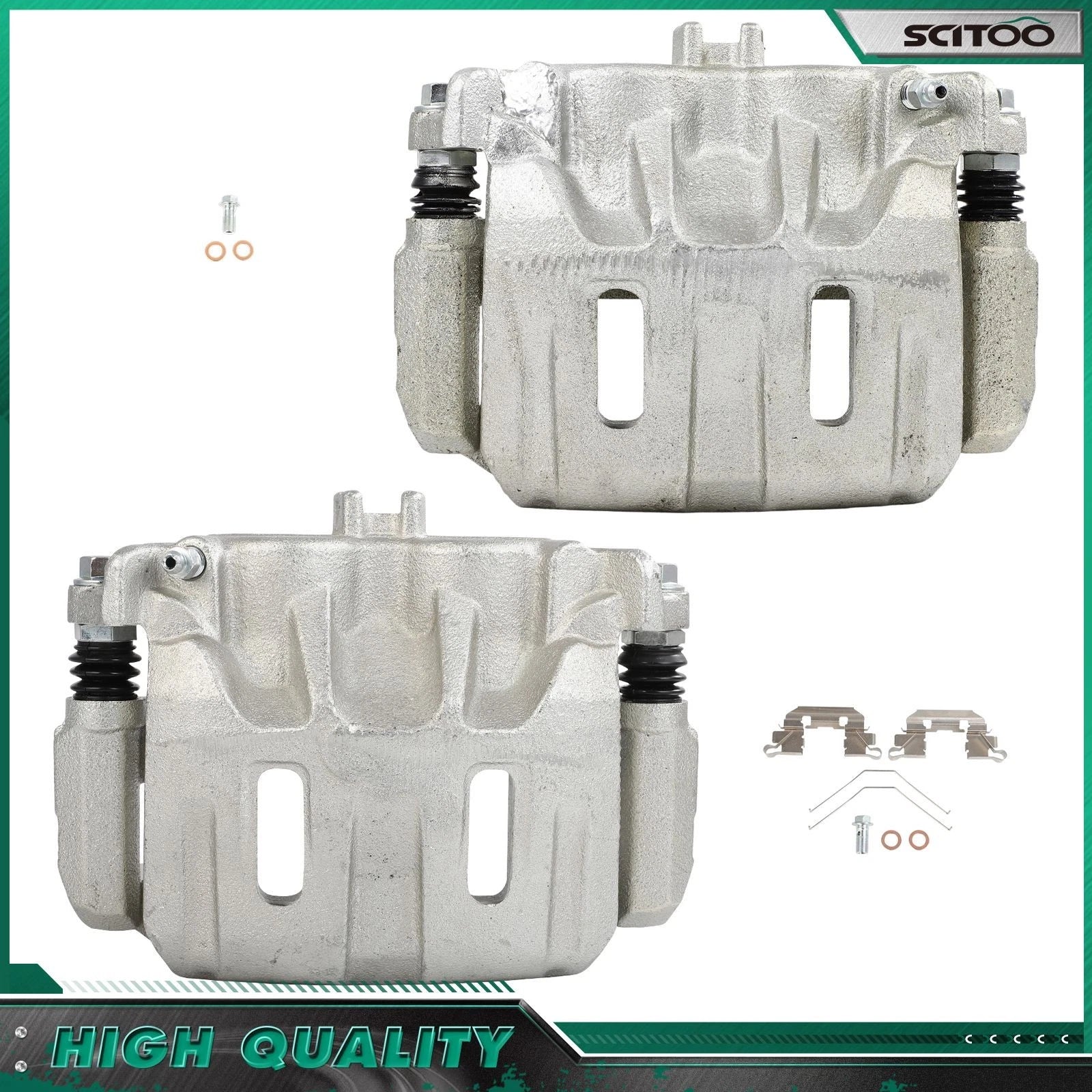 Front Brake Calipers w/ Bracket for Honda Odyssey (2011–2017)