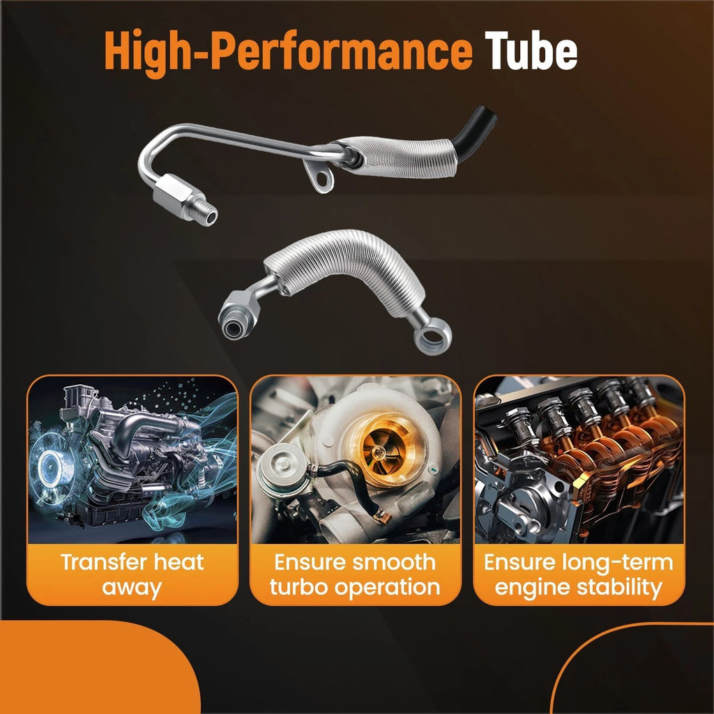Turbo Coolant Hose for Buick Encore, Chevy Cruze, Sonic, Trax 1.4L (2013–2019)