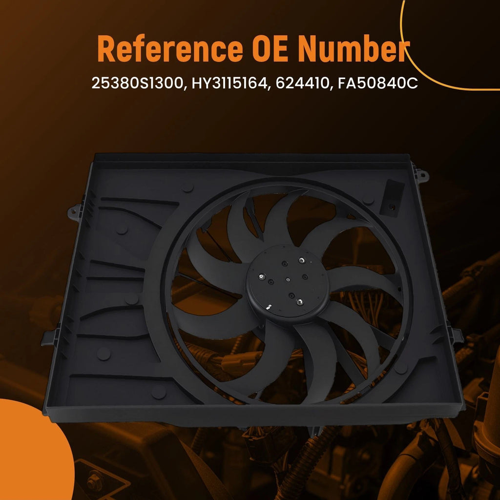 A/C condenser cooling fan for Hyundai Santa Fe (2019–2020) 25380S1300 4Pin 240W