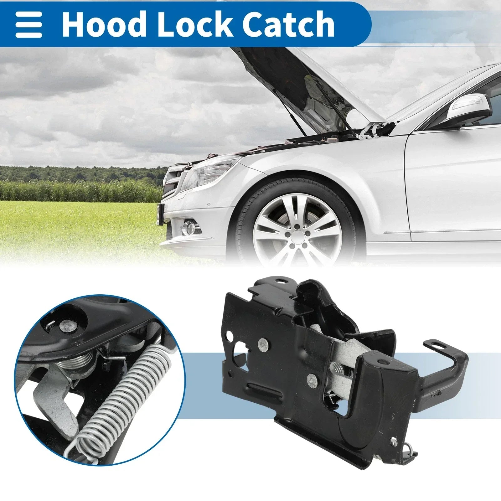 Hood Latch Assembly for BMW X1 Engine Hood Lock