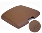 Center Console Lid Armrest Cover for Dodge Ram (2009–2016) Dark Beige PVC Leather