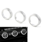 AC Climate Control Ring Knob Cover for VW Golf Jetta Tiguan Passat Atlas (2010–2023)