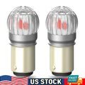 2X 1157 LED Red Brake Tail Stop Light Bulbs for Various Vehicles (YYYY–YYYY)