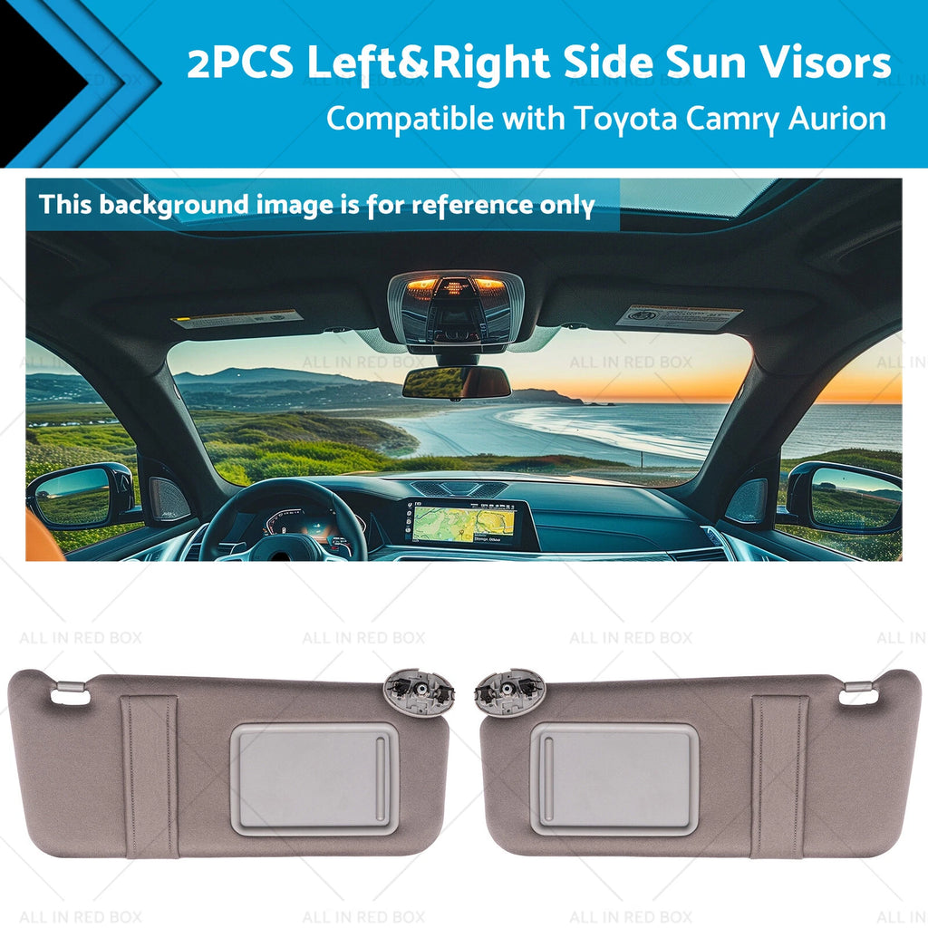 Set of 2 Sun Visors for Toyota Camry Aurion (2007–2011) 7432006780B0