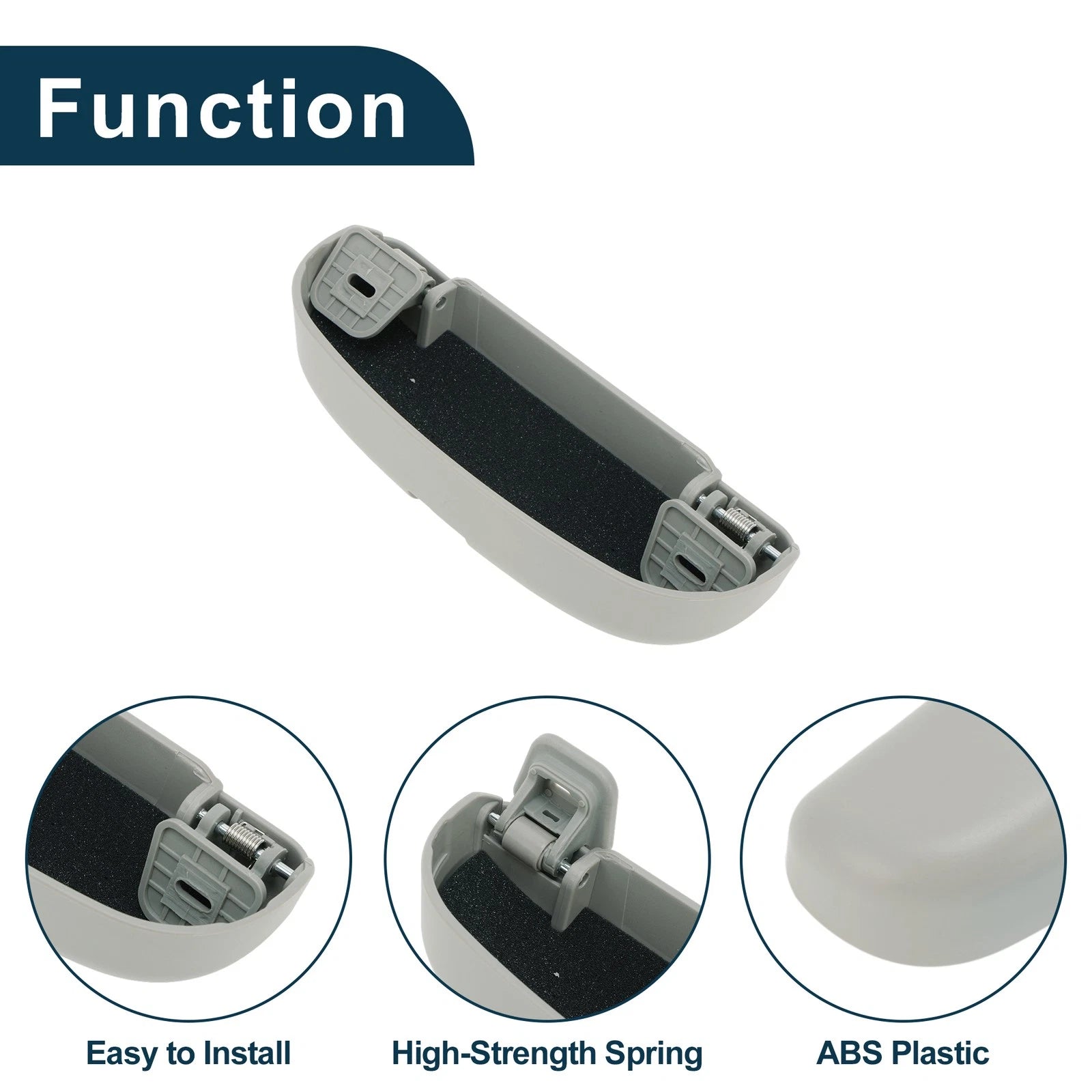 Sunglasses Case for Ford Focus MK4 ST (2018–2025) Gray Set of 1