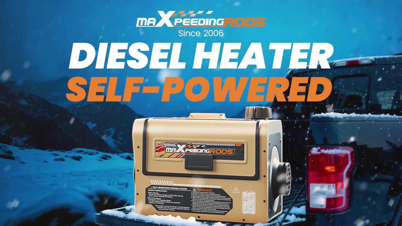 5KW Diesel Heater for Outdoor Travel (Portable, Self-Powered)