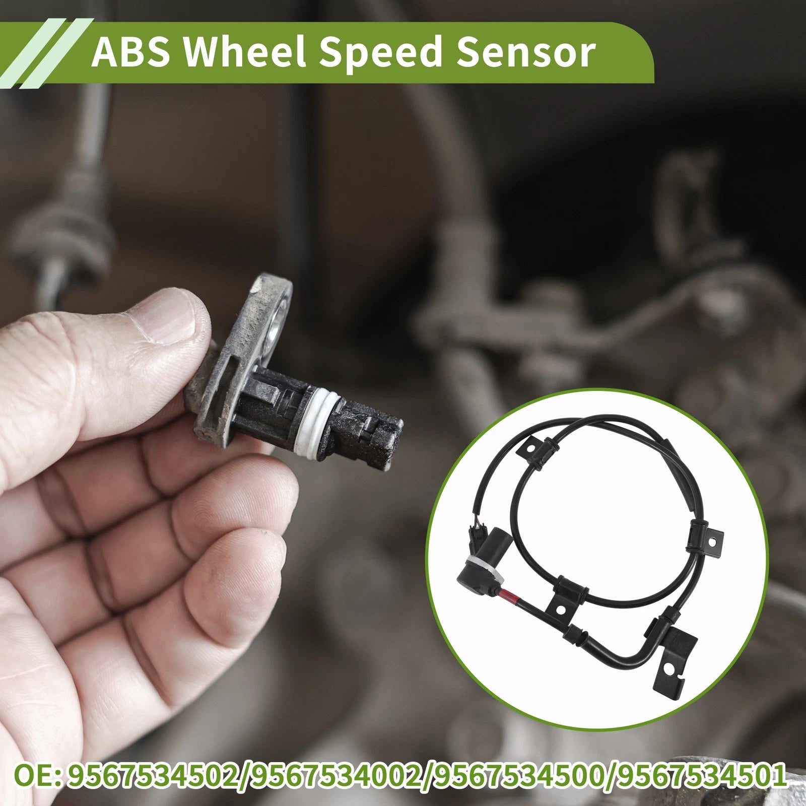 ABS Wheel Speed Sensor No. 9567534502 for Hyundai Sonata (1995–1998)
