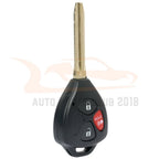 2 Key Entry Remote Fob for Toyota Yaris, Scion tC (2007–2011)