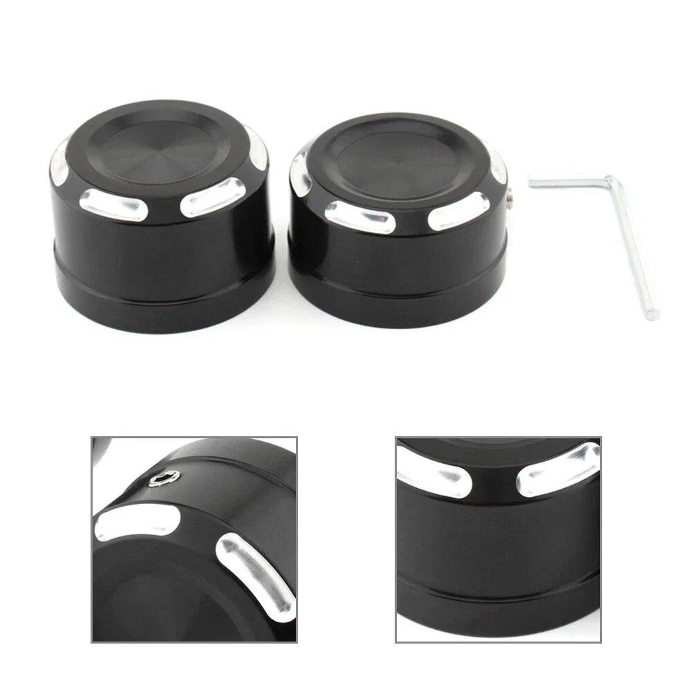 Rear Axle Bolt Nut Cap Covers  for Harley Softail (2018-2023)