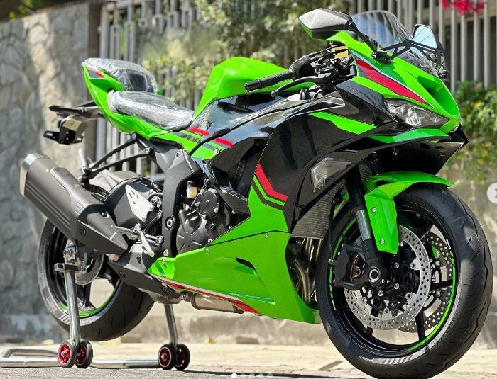 Injection Fairing Kit for Kawasaki ZX6R (2019–2023) - ABS, Green