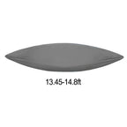 Waterproof Boat Cover for Kayak Canoe 420D Oxford (Outdoor Storage)