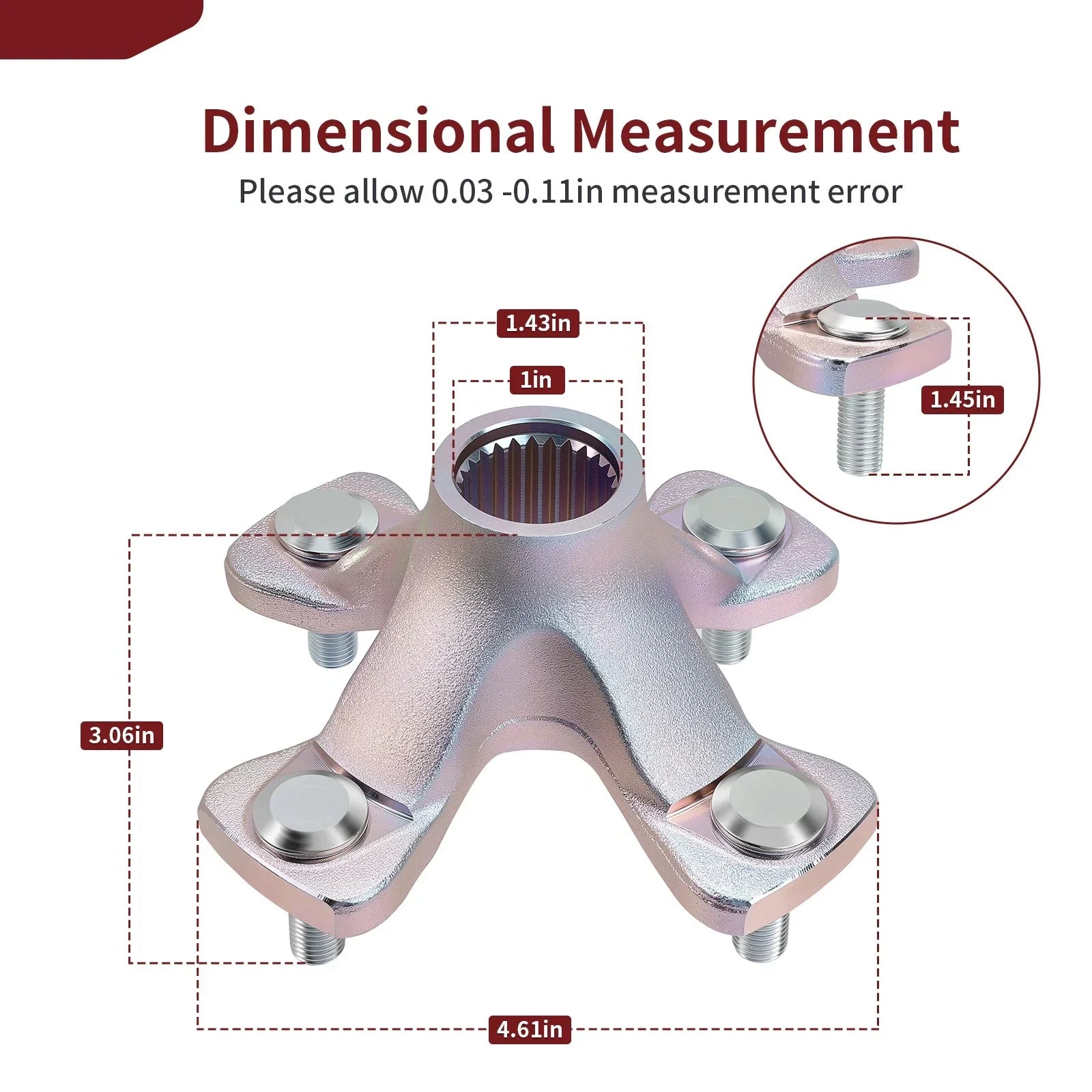 2 x Wheel Hubs for Suzuki Quadsport Z400 LTZ400 (2009–2014)