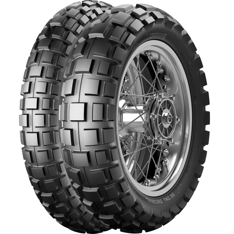 Continental TKC 80 Twinduro Rear Tire 170/60B17 M/C 72Q TL for Motorcycle (M+S)