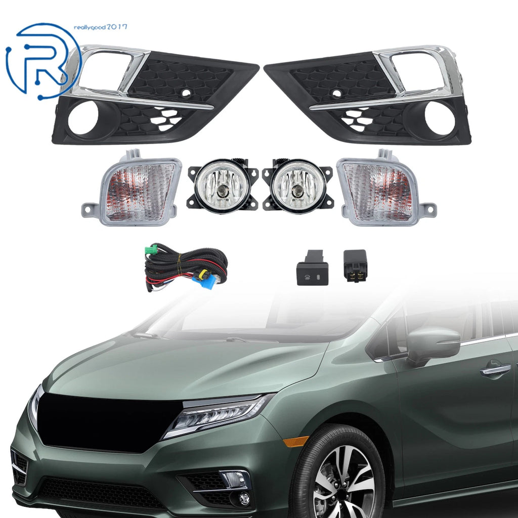 Pair Front Fog Lights for Honda Odyssey (2018–2020)