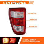 3D LED Bar Tail Lights for Ford F-150 (2015–2017) Smoked
