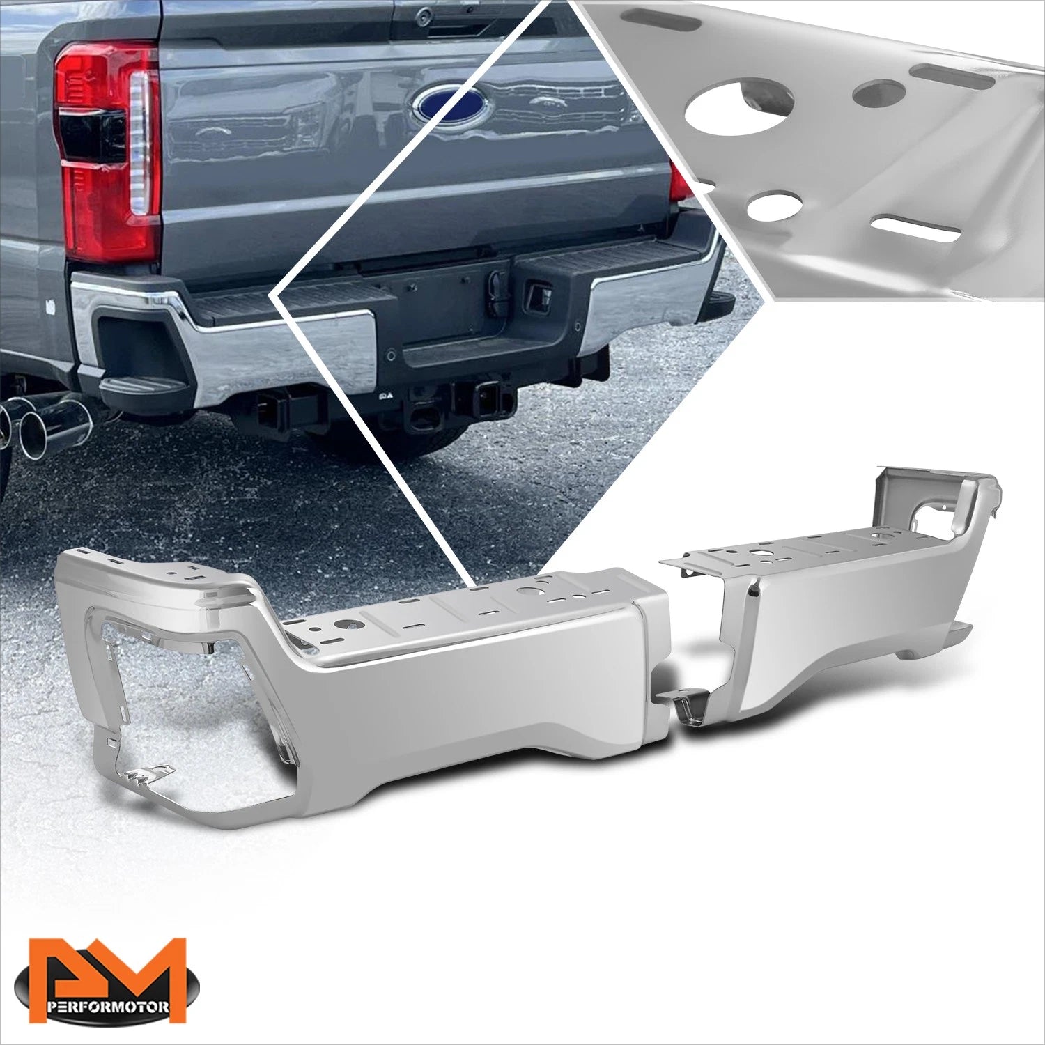 Black Steel Front Bumper Face Bar for Ford Ranger (2019–2024)