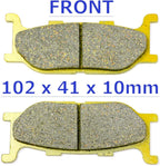 Front Brake Pads & Rear Shoes for Yamaha V Star 650 XVS650A (1998–2010)