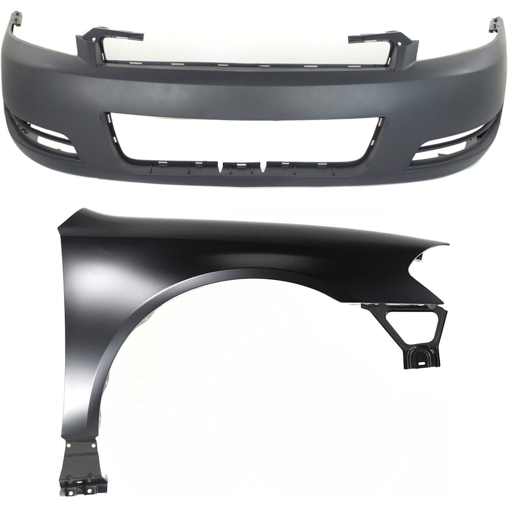 Bumper Cover Fender Kit for Chevrolet Impala (2006–2013)