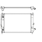 Replacement Radiator for Toyota Hilux (2005–2015)