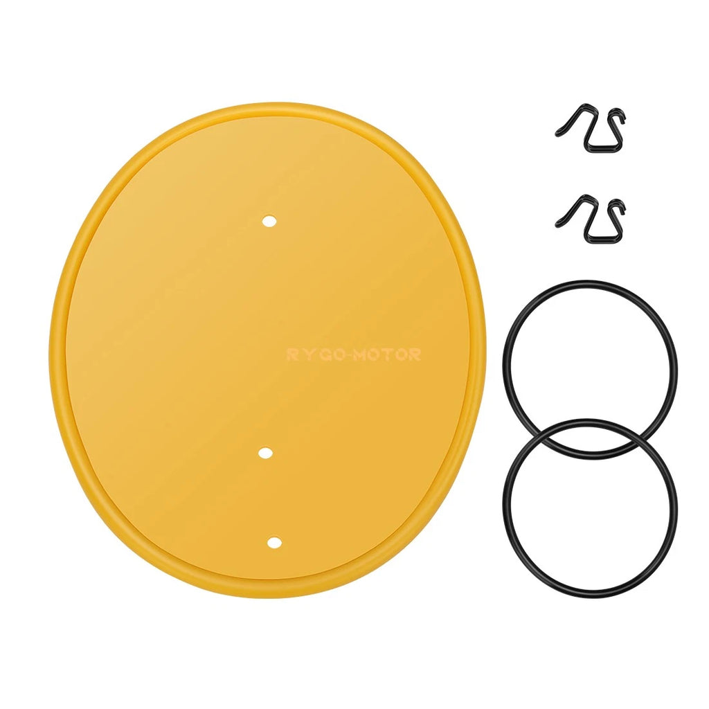 Front Side Yellow Number Plate w/ Mount Clips for Honda Z50R (1979–1987)