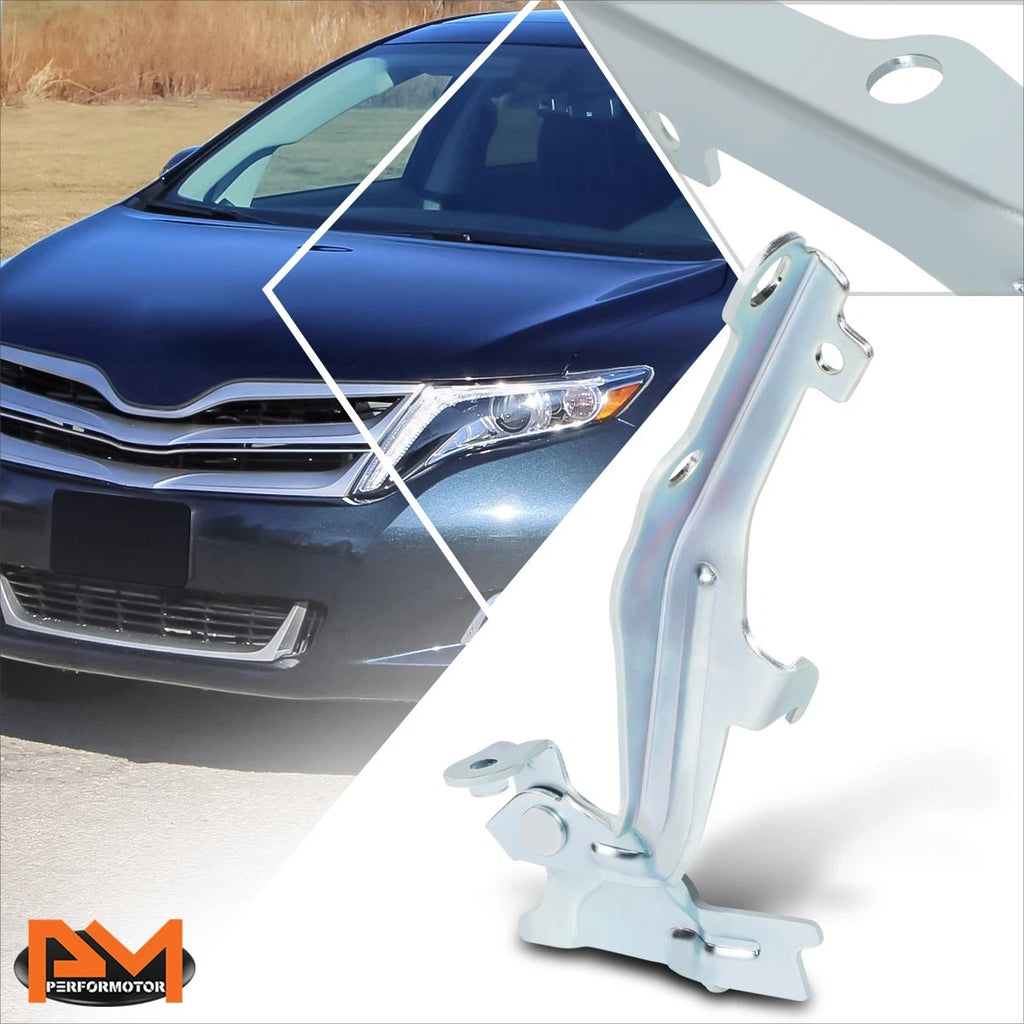 Left Driver Side Steel Engine Hood Hinge for Toyota Venza (2009–2016)