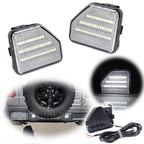 LED Rear Bumper Reflector Backup Lights for Jeep Wrangler JL (2018–Present)