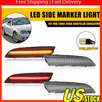 Set of 4 LED Signal Side Marker Lights for Chrysler Crossfire (2004â2008)