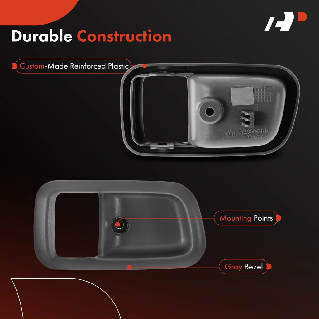 Rear Right Gray Charcoal Interior Door Handle for Toyota Tundra (2000–2006)