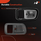 Rear Right Gray Charcoal Interior Door Handle for Toyota Tundra (2000–2006)