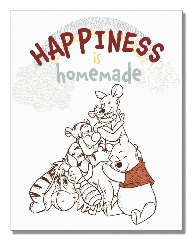 Happiness Is Home Made Tin Sign for Winnie The Pooh Group (No Year)
